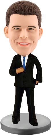 Download Customized Bobblehead Businessman - Ice Hockey PNG Image with ...