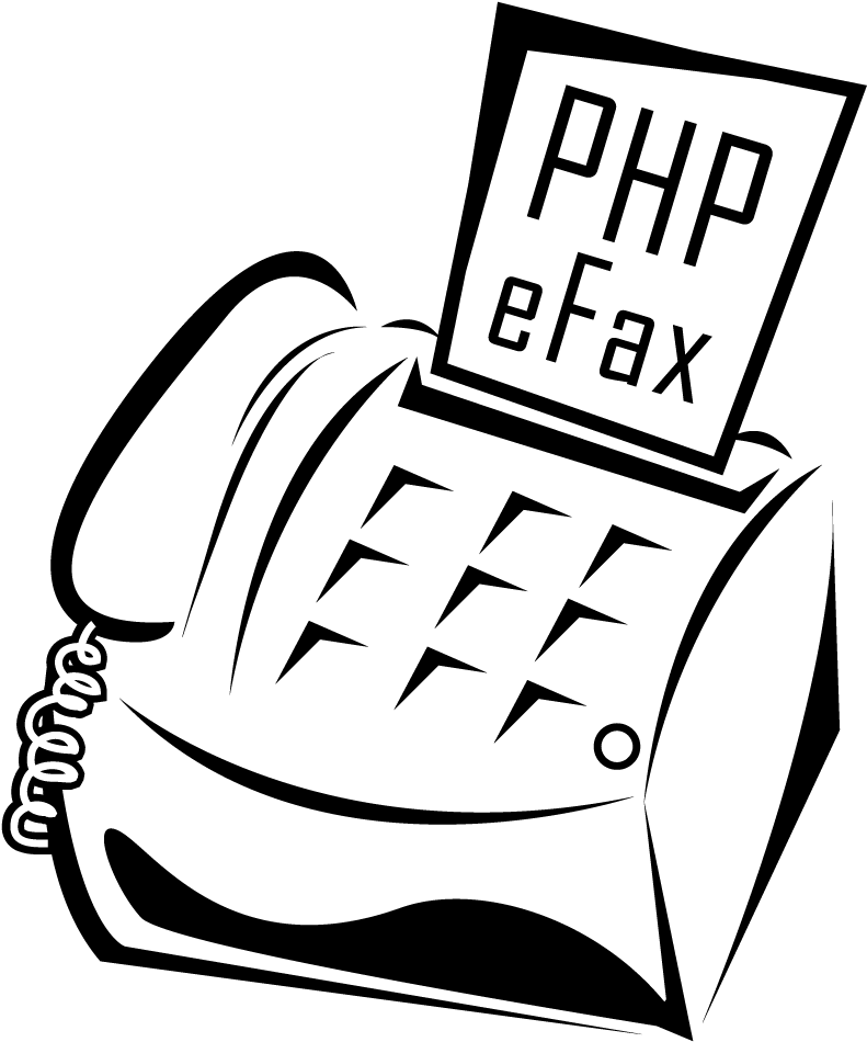 Php Efax Logo, Png - شعار فاكس Png (1000x1000), Png Download