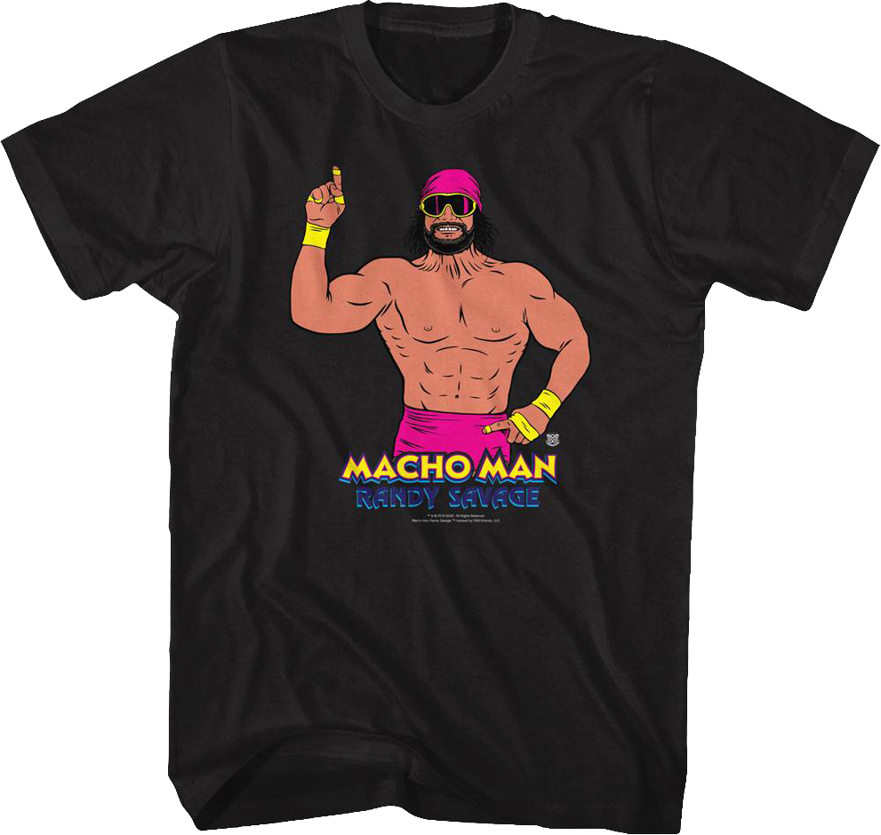 Download Illustrated Macho Man Randy Savage T-shirt - Tom Petty Gator ...