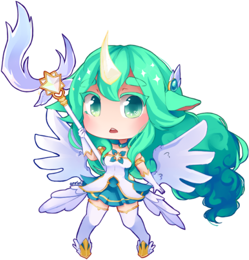 I Love Star Guardian Soraka So Much Omg - Pixel Art Chibi Lol - Free ...