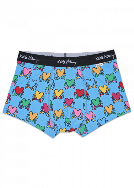 Download Keith Haring Running Hearts Trunk - Keith Haring Underwear PNG ...