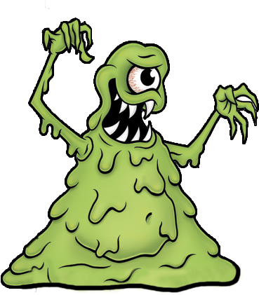 Download Green Slimy Monster Mascot - Slimy Monster PNG Image with No ...