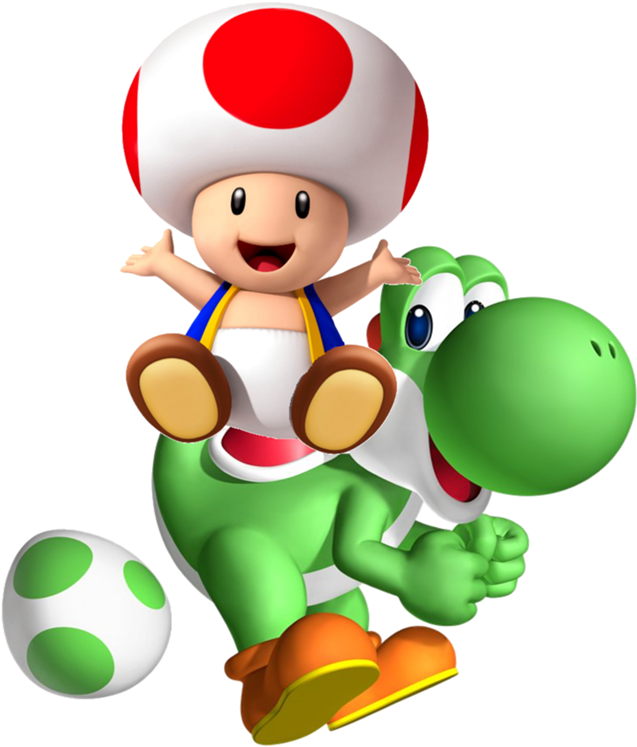 Download Toad In Yoshi Sl Toad Yoshi Mario Kart Png Image With No Background 