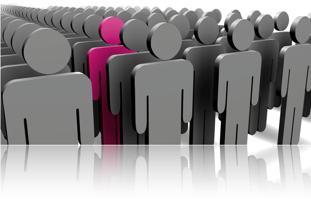 Download Stand Out Png - Sticking Out In A Crowd PNG Image with No ...