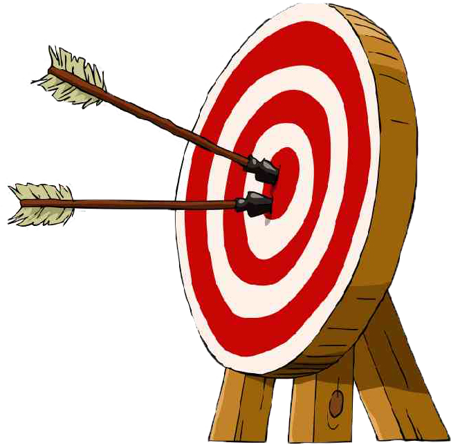 Download Archery Lessons At Sports At The Beach Archery Range Bow And Arrow Target Clipart Png 9698