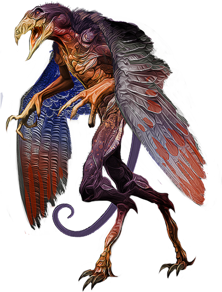 Download Stunning Screech - Vrock Demon PNG Image with No Background ...