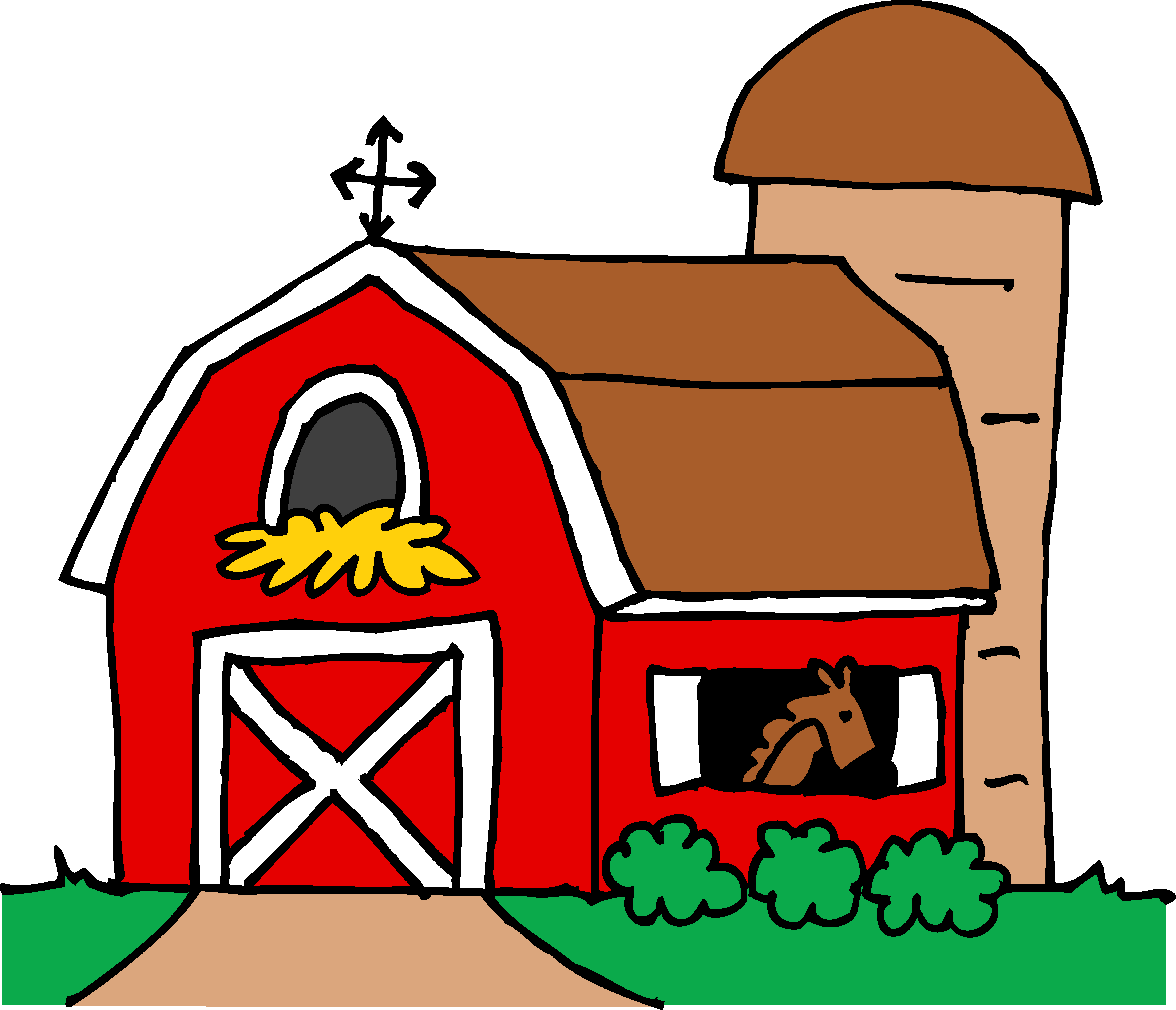 Download Black And White Stock Farmhouse Clipart Cute Barn Clipart Png Image With No Background Pngkey Com