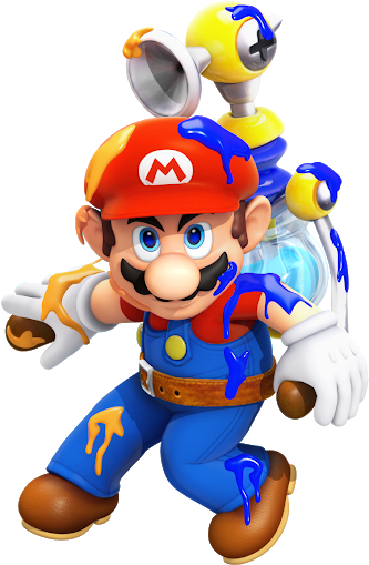 Super Mario - Super Mario Sunshine Mario - Free Transparent Png 