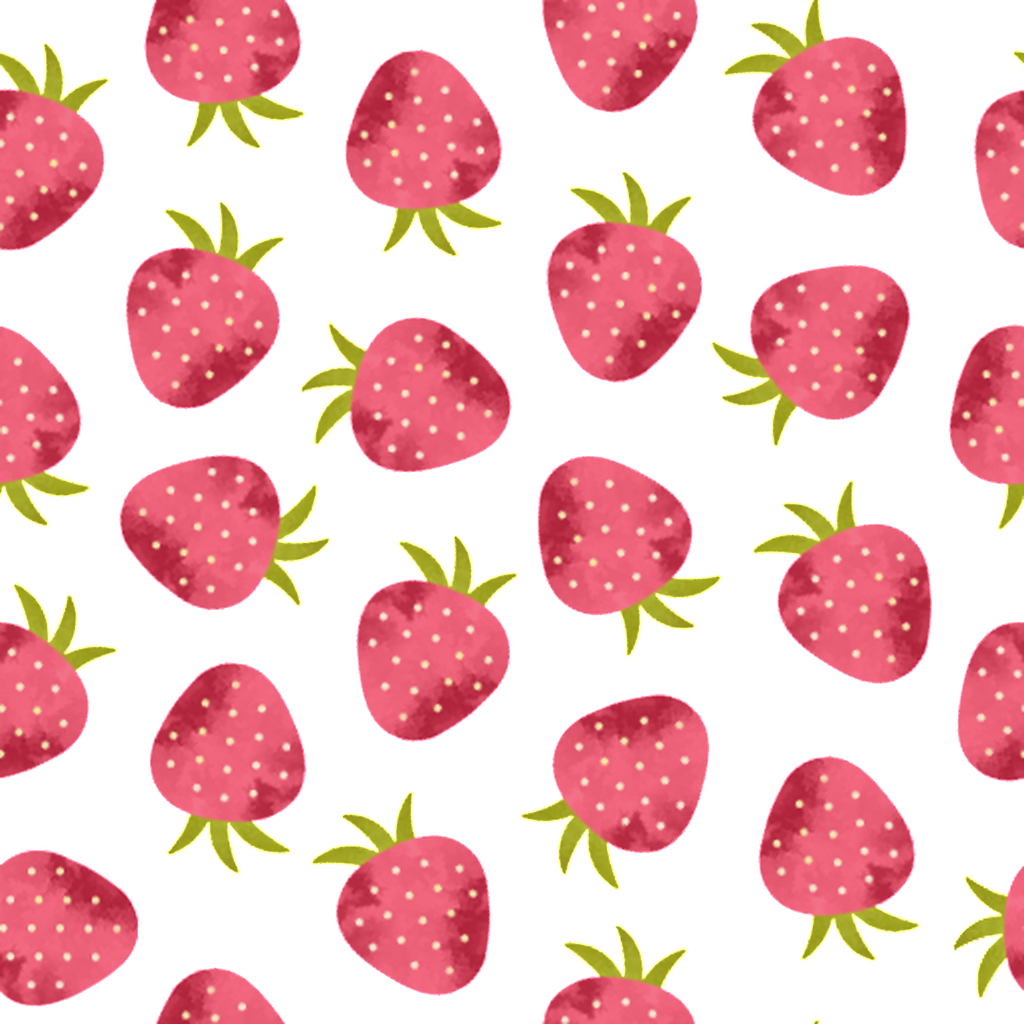 Download Pink Strawberry Cartoon Background - Hình Dâu Tây Dễ Thương ...