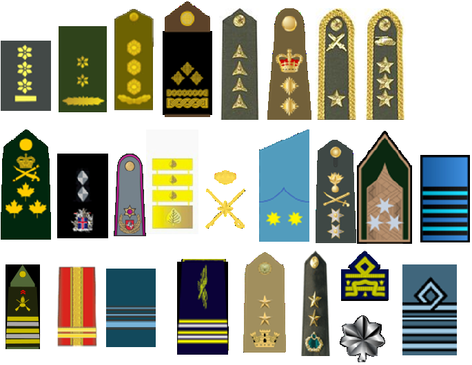 Download The Variety In Nato Ranks -and Most Of The Insignia - Graphic ...