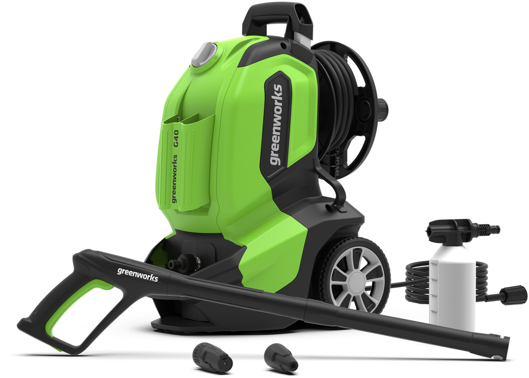 Download Greenworks Pressure Washer G40 - Greenworks G70 PNG Image with ...