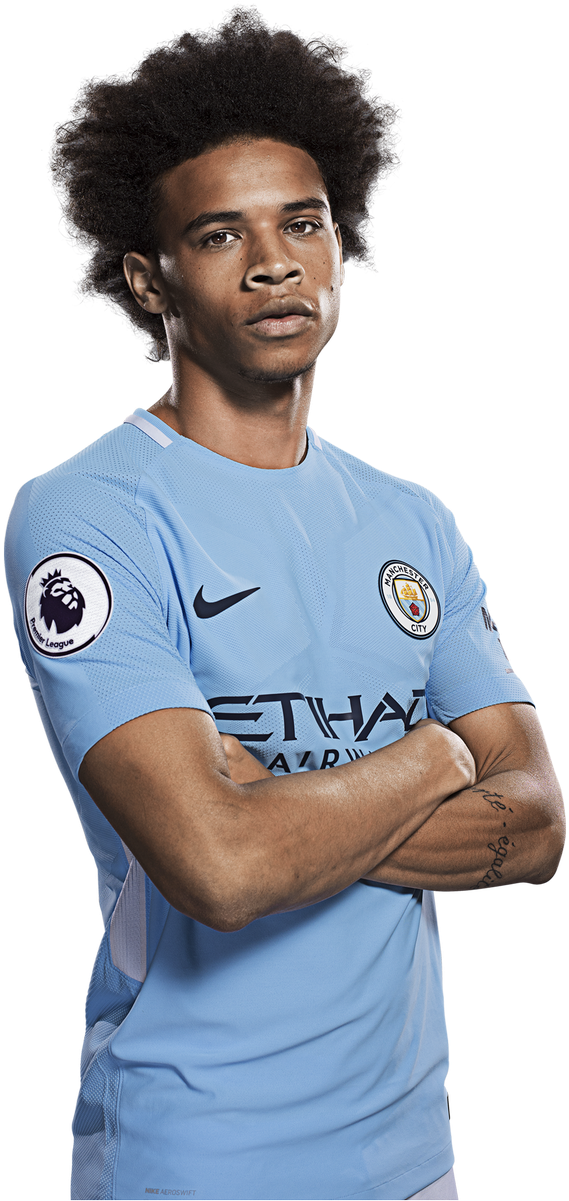 Download Leroy Sane Is The 3rd Man City Player To Have A Hat-trick PNG ...