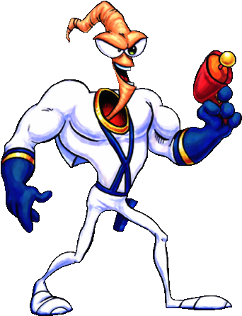 Earthworm Jim - Free Transparent PNG Download - PNGkey