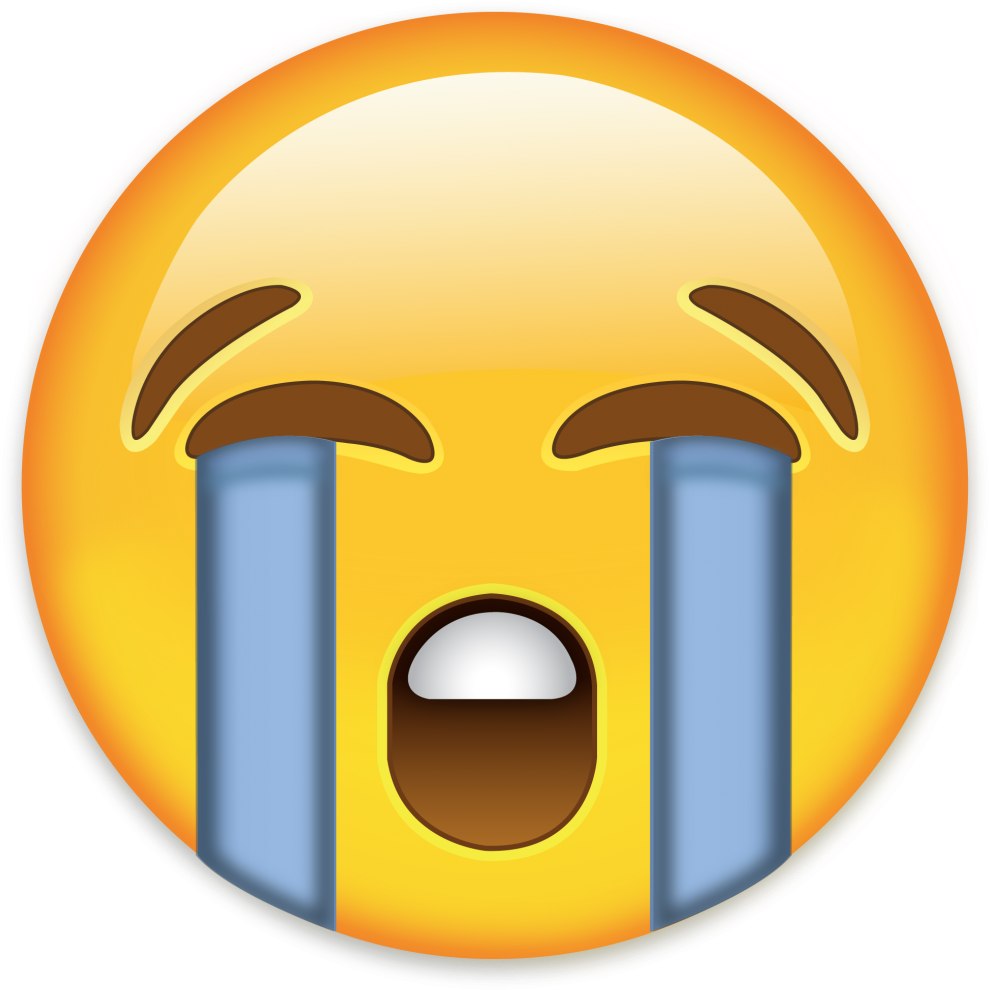 Crying Emoji Png Download - Faccina Che Piange Whatsapp - Free ...