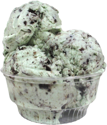 Mint Chocolate Cookie - Transparent Mint Ice Cream Png - Free ...