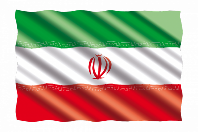 Флаг Иран Png (650x434), Png Download