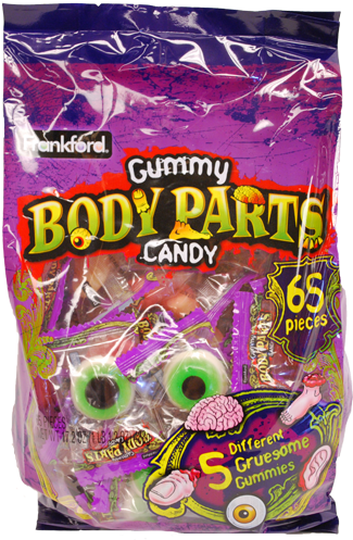 Gummy Body Parts Candy - Frankford Gummy Body Parts Candy 65 Pieces ...