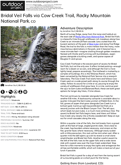 Download Bridal Veil Falls Via Cow Creek Trail Field Guide Jumbo Campground Grand Junction Colorado Png Image With No Background Pngkey Com