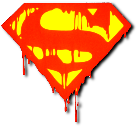 Download Death Of Superman Simbol - Melting Superman Logo PNG Image ...