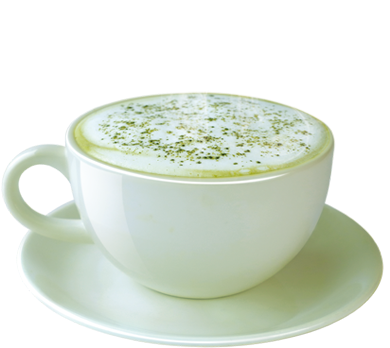 Hot Green Tea Latte - Green Tea Latte Png - Free Transparent PNG
