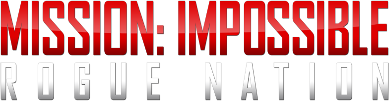 Mission Impossible Rogue Nation Logo - Mission Impossible Rogue Nation Png (784x205), Png Download