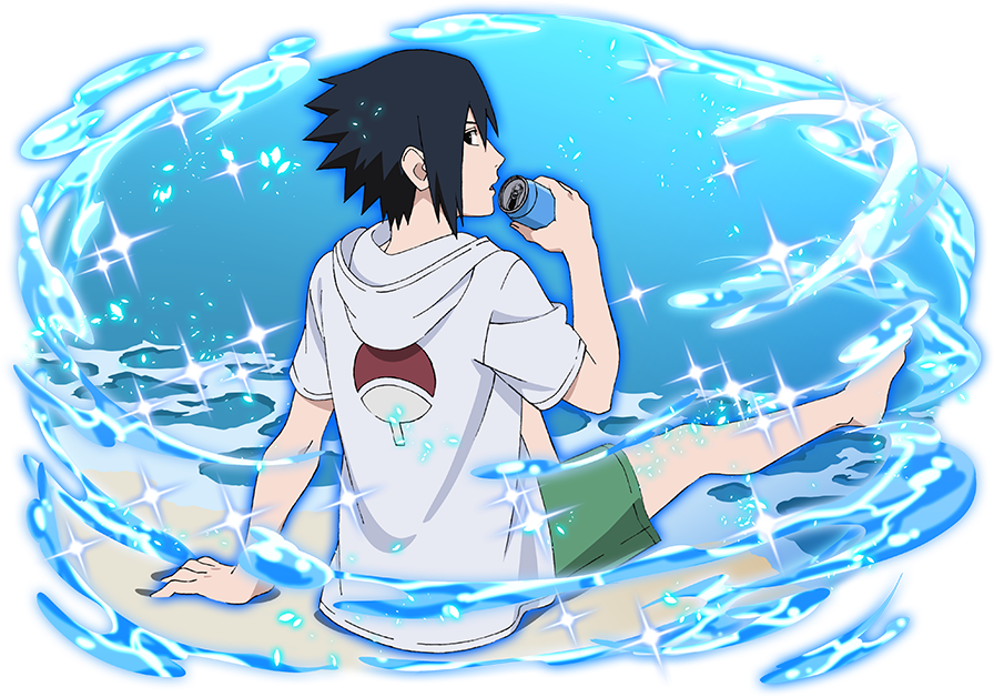 ☆5 Swimsuit Sasuke - 나루 티밋 블레이 징 사스케 (924x656), Png Download