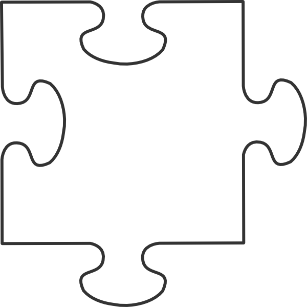 Individual Puzzle Pieces Clipart 2 By James - Large Puzzle Piece ...