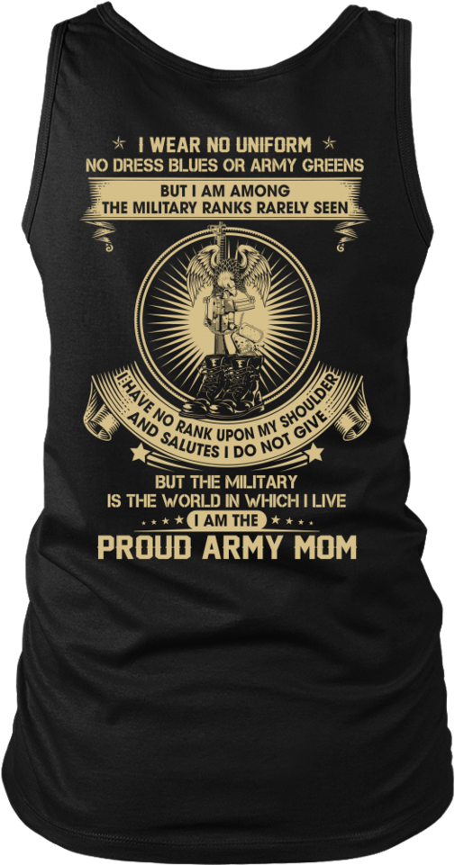 Army Mom The Silent Ranks Shirts - Shirt (960x960), Png Download