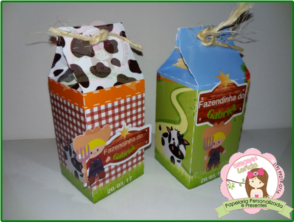Milk Fazendinha - Box (600x600), Png Download
