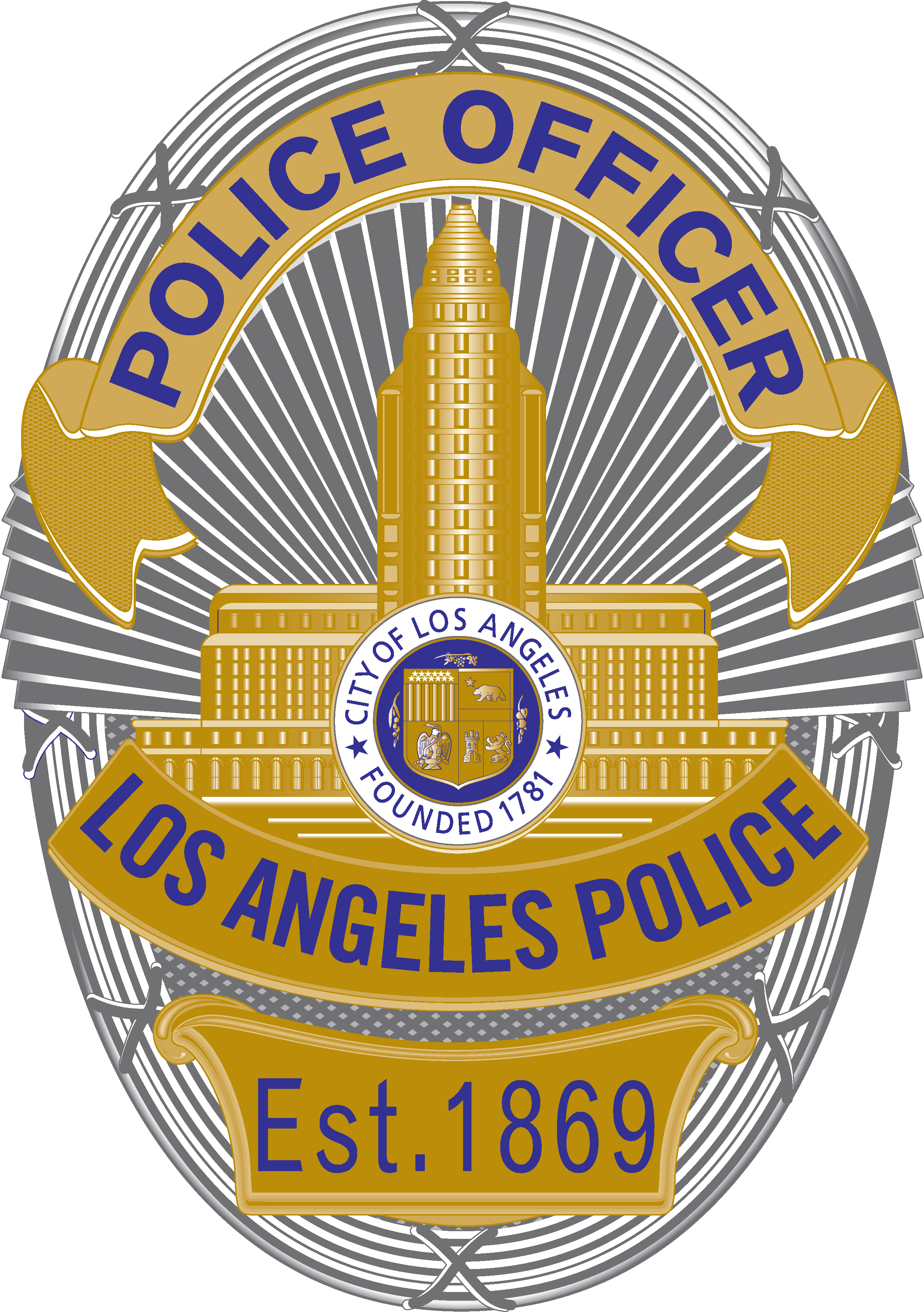 Download Lapd Badge - Lspd Badge PNG Image with No Background - PNGkey.com