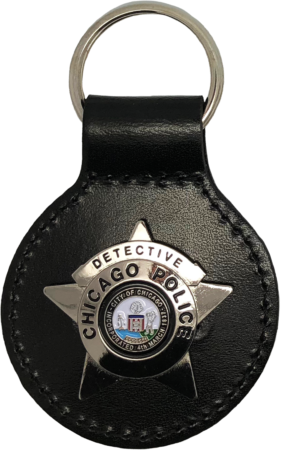 Chicago Police Detective Star Key Fob - Badge - Free Transparent PNG ...