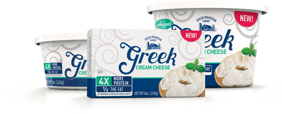 Download Green Mountain Farms Cream Cheese & Greek Yogurt PNG Image ...