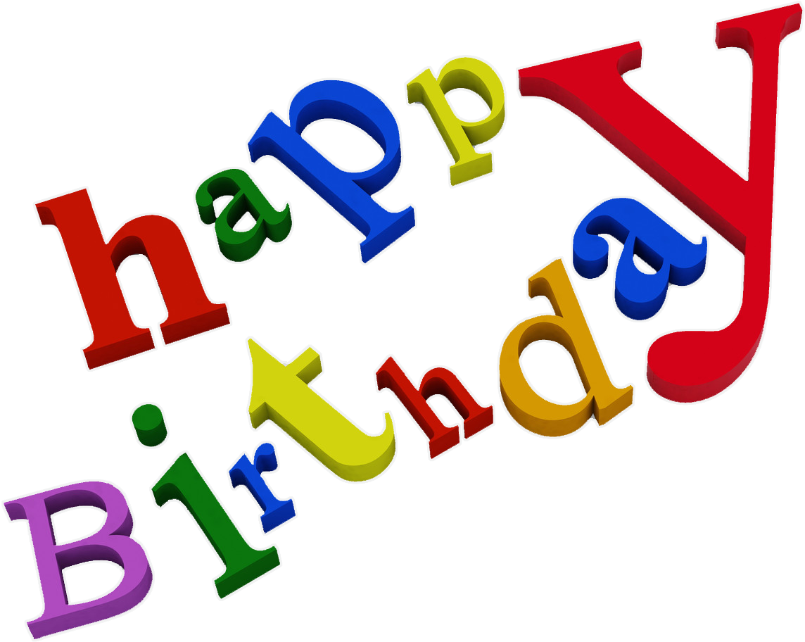 Happy Birthday Png Text Happy Birthday Words Png Free Transparent