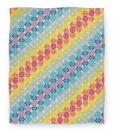 Watercolor Chakra Symbol Pattern Blanket - Watercolor Chakra Symbol Pattern Tote Bag: Funny Tote (484x484), Png Download
