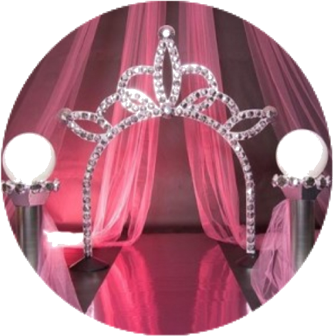 Los Xv Años - Quinceanera Decorations (500x493), Png Download