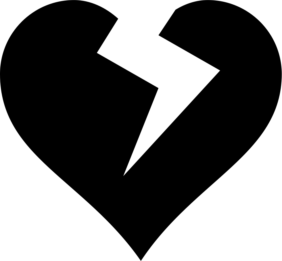 Heart Broken - - Broken Heart Vector Png - Free Transparent PNG ...