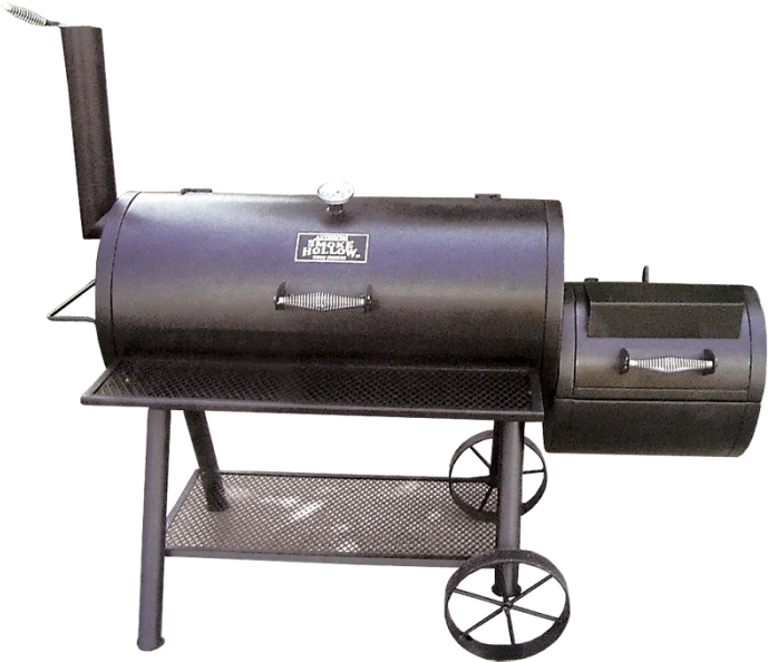 Outdoor Leisure 40 In Barrel Smoker - Stainless Steel Charcoal Barbecue ...