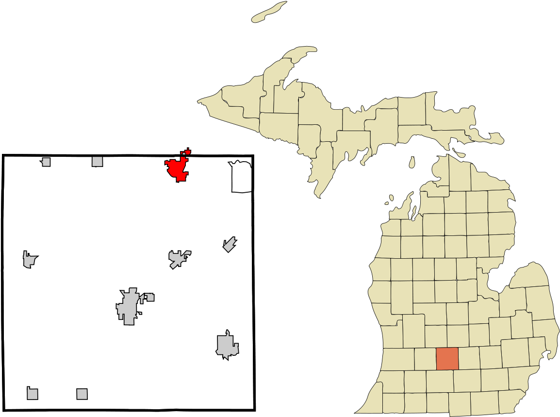 Download Eaton County Michigan Incorporated And Unincorporated - County ...