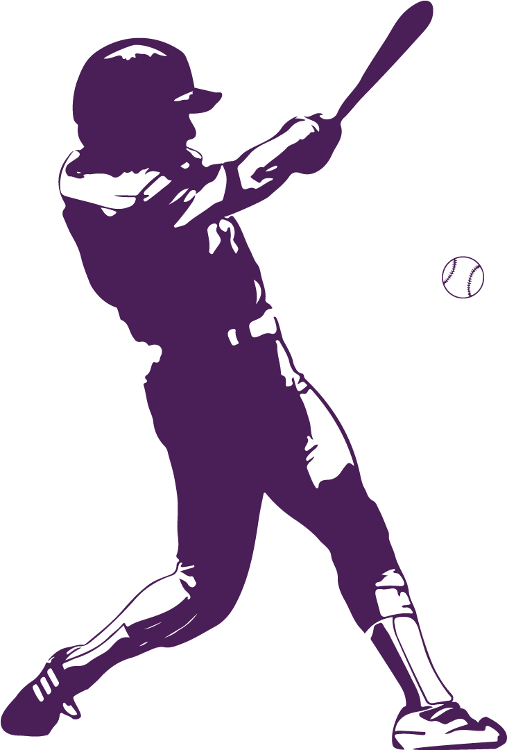 Download Baseball Wallpaper - Purple Baseball Player PNG Image with No  Background 