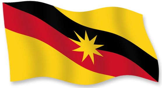 Sarawak Flag Png - Sarawak And Malaysia Flag - Free Transparent PNG ...