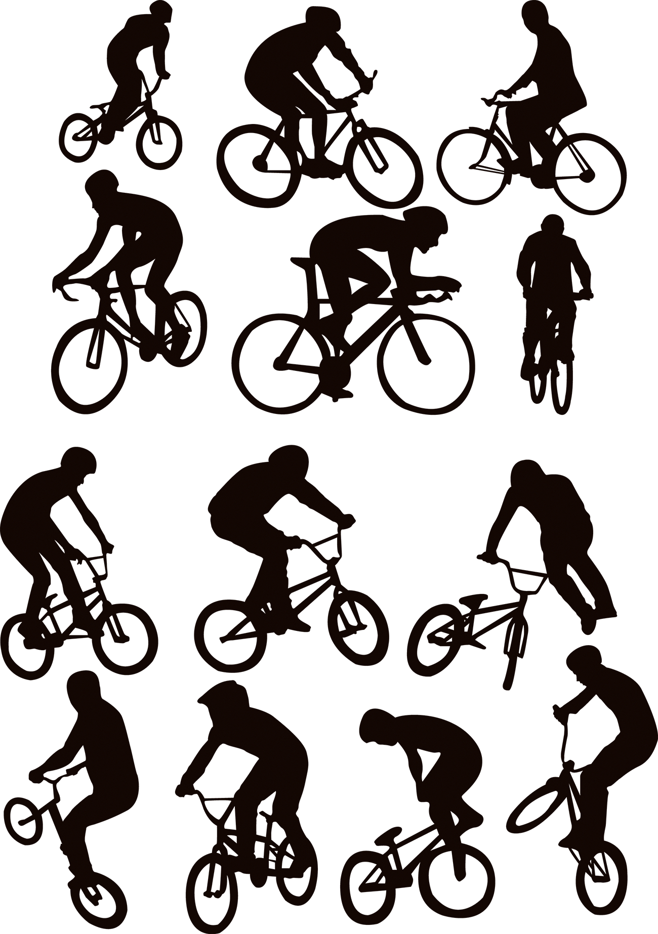 Download Cycling Silhouette Sport Bicycle Rider Silhouette Png Image With No Background Pngkey Com