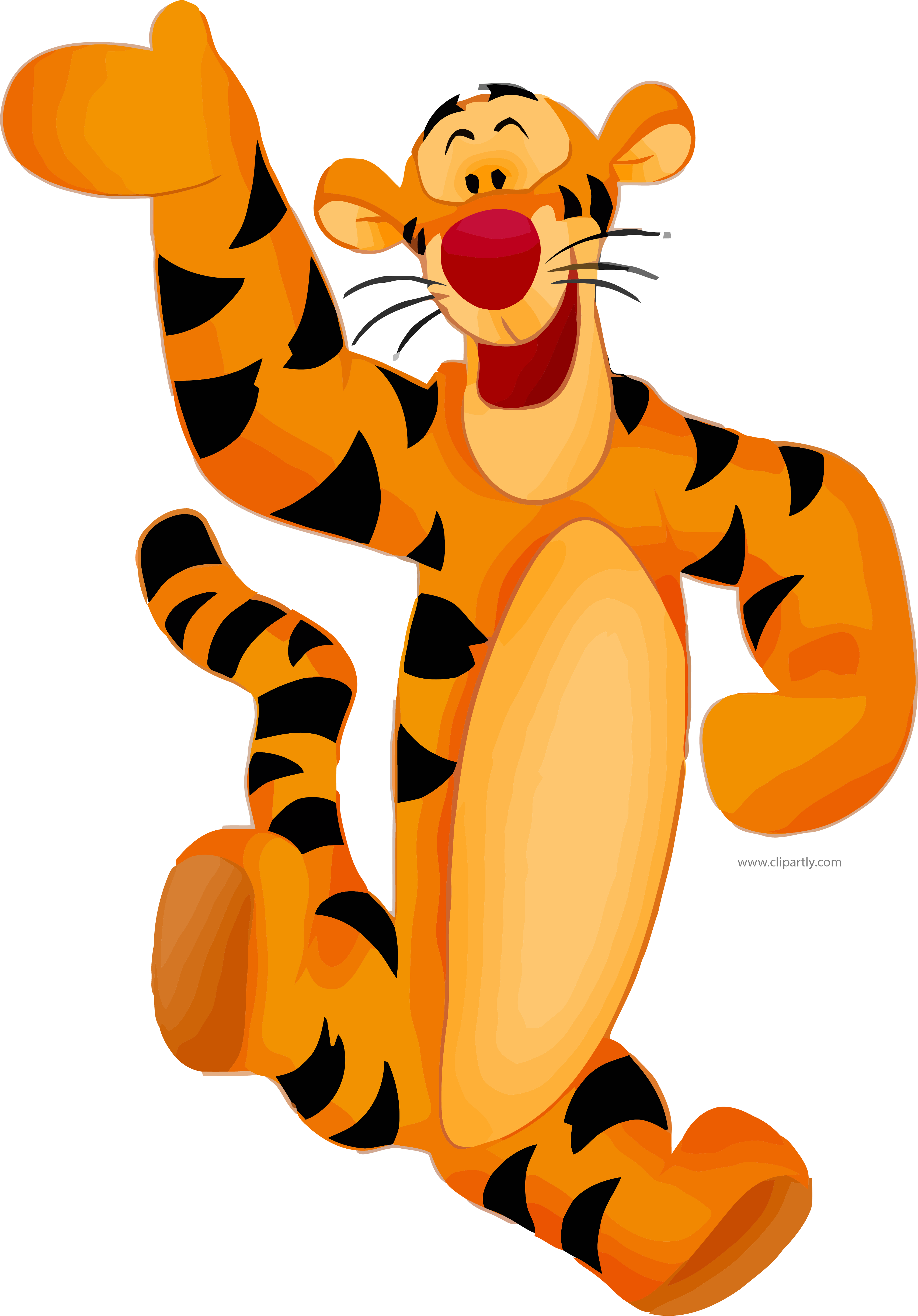 Cartoon Tigger Winnie The Pooh Clipart Png Image Download - Tigger ...