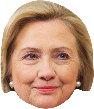 Download Hillary Clinton Cut Face Png Image With No Background Pngkey Com