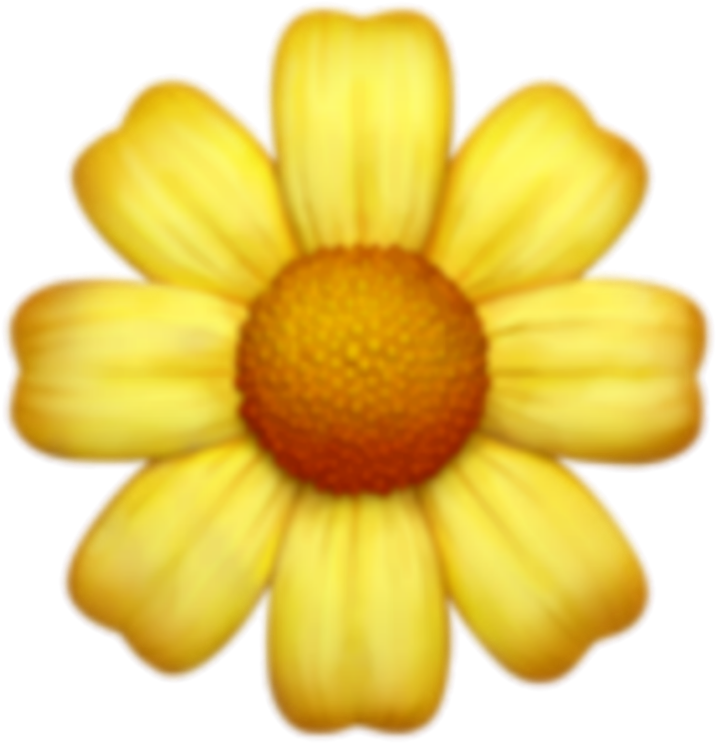 Flower Flowers Emoji Emojis Tumblr Sticker 🐝 Png Emoji Transparent