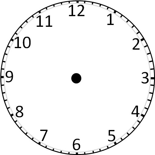 Printable Clock Templates - Clock Face Without Hands ...