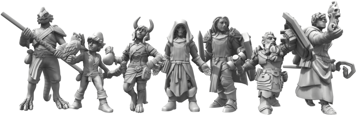 I've Been Having Too Much Fun With Hero Forge - Figurine (1280x442), Png Download