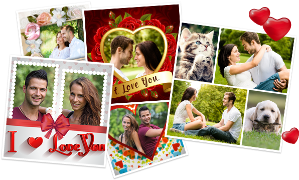 Download Collage Photo Love Love Collage Myprintly Ideas Praying Kitty Ornament Round Png Image With No Background Pngkey Com