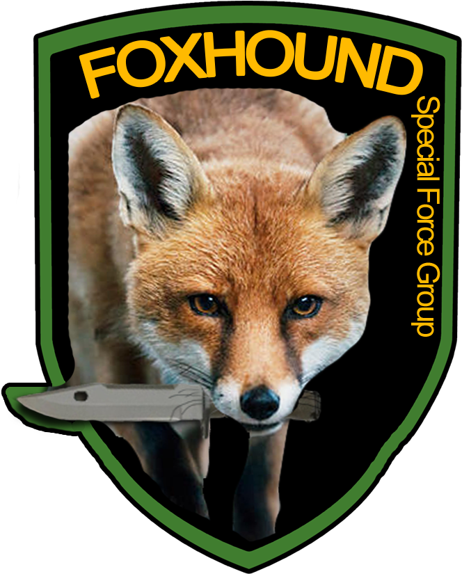 Realistic Foxhound Logo I Pulled Off - Foxhound Unit Logo Gif (850x850), Png Download