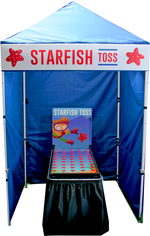 Coin Toss Game Booth - San Diego (311x480), Png Download