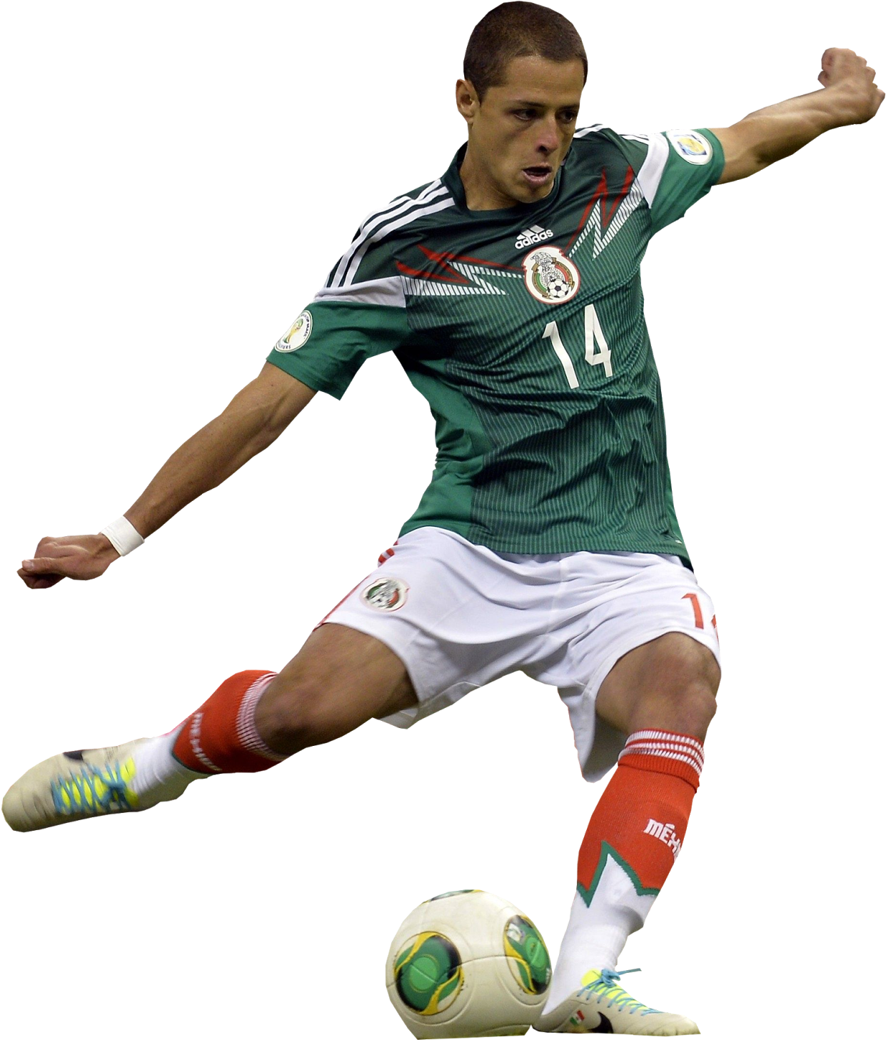 Chicharito Hernandez - Render Javier Hernandez Mexico Png - Free ...